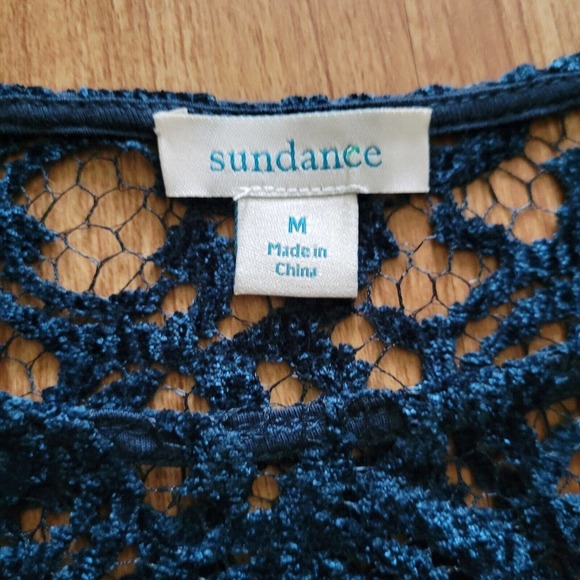 Sanctuary Shirt Women Size Medium Green Lace Lined Long Sleeve Classic Top - Picture 4 of 10